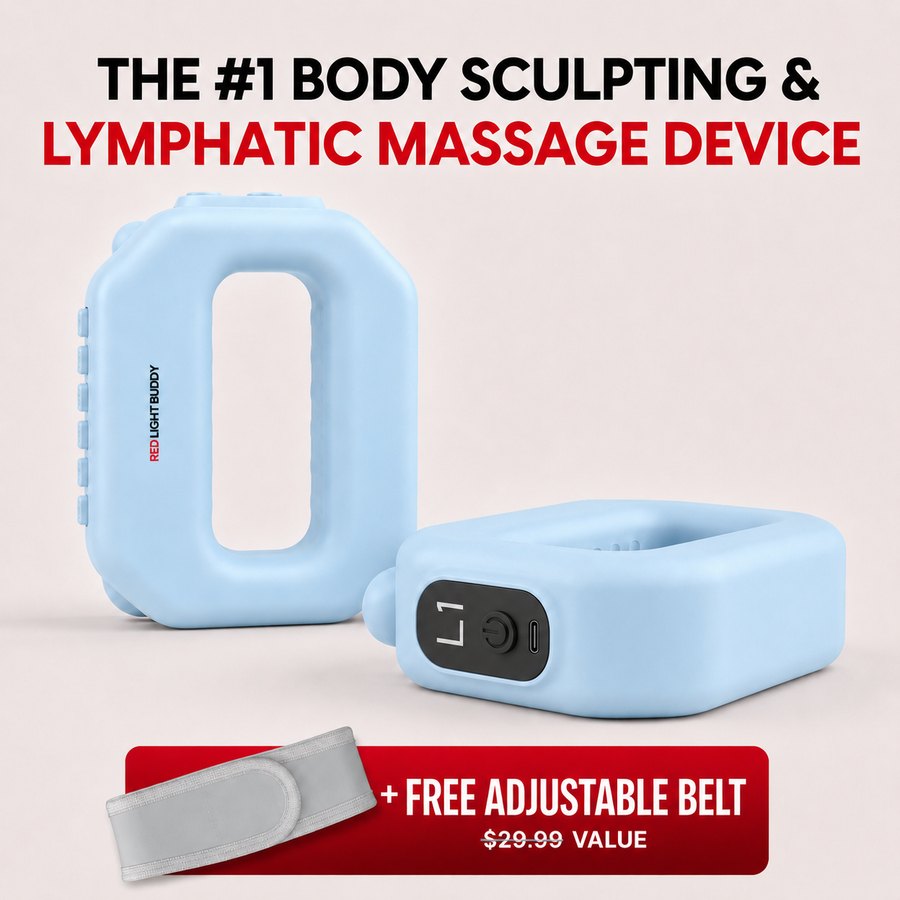 Second free gift included with the Slimming Massage Ring lymphatic drainage device