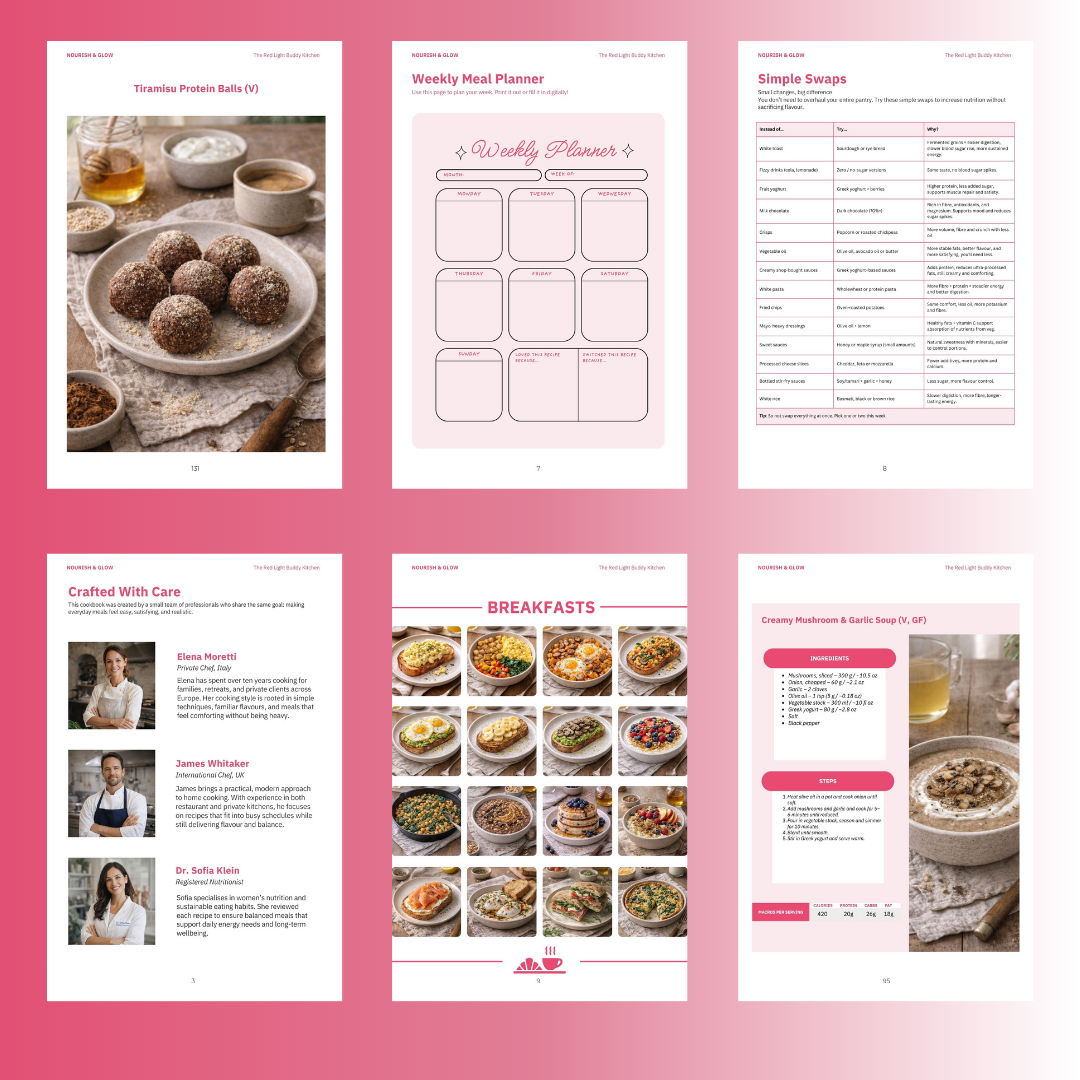 Nourish & Glow Cookbook (65+ Recipes)