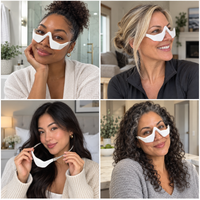 Four women wearing the Eye Snatcher Buddy at home