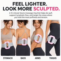 Slimming Massage Ring lymphatic drainage massager for waist, legs and arms