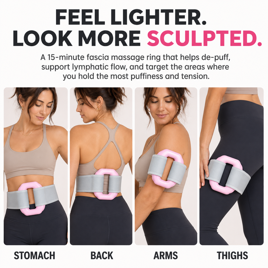 Slimming Massage Ring lymphatic drainage massager for waist, legs and arms