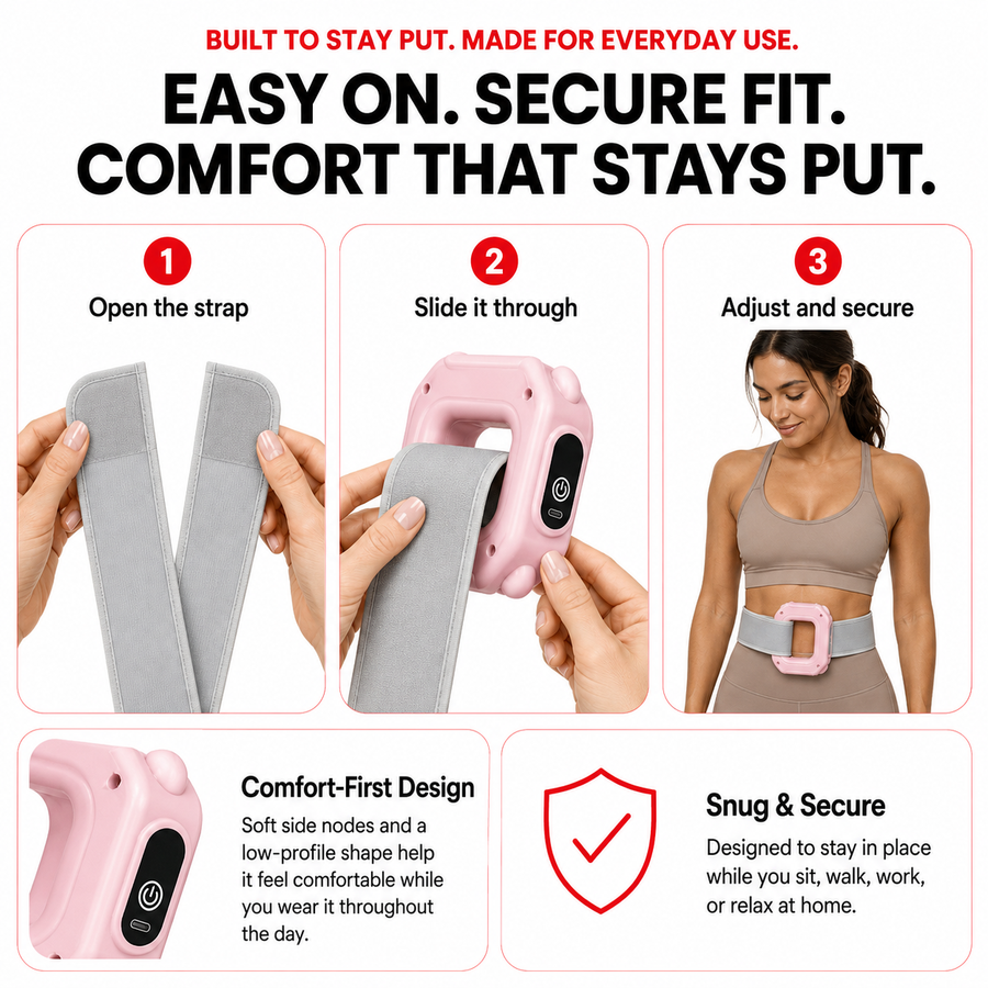 Slimming Massage Ring lymphatic drainage massager for waist, legs and arms