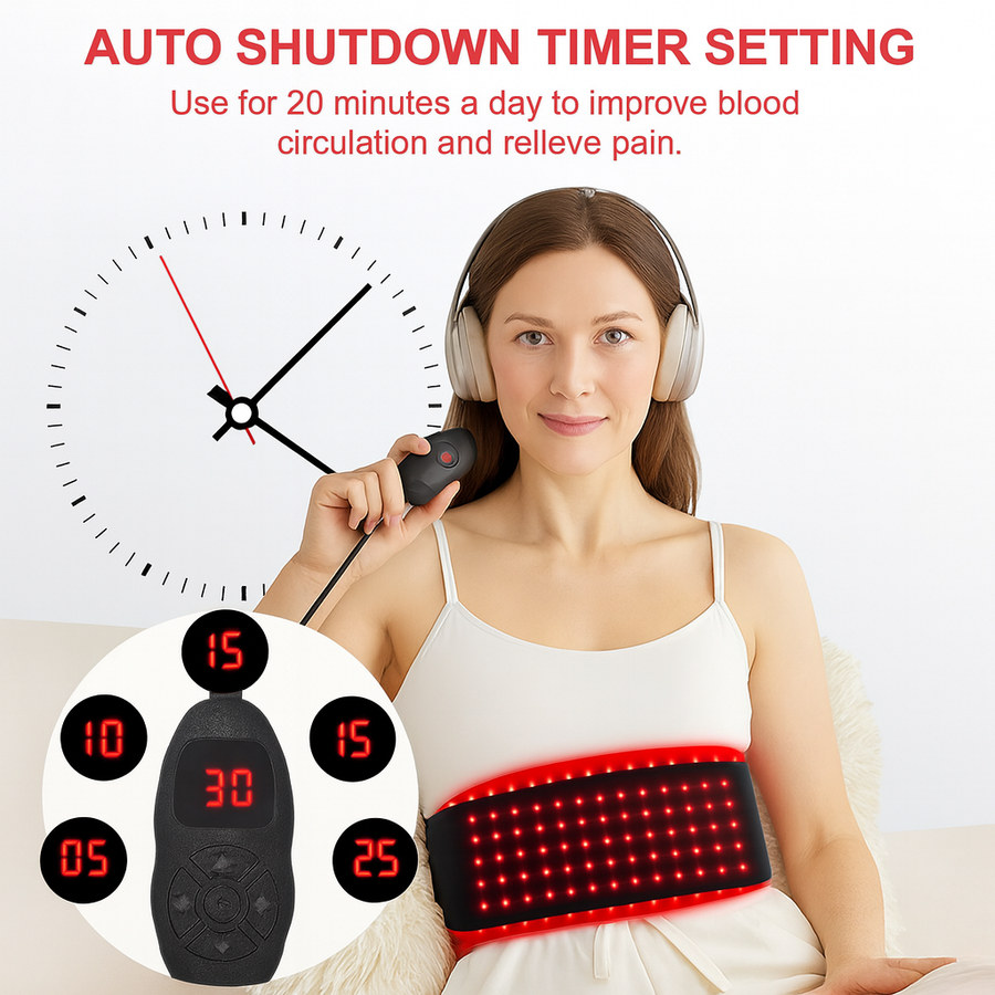 Waist Buddy Pro red light therapy belt for the waist and stomach