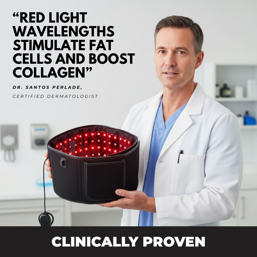 Waist Buddy Pro red light therapy belt for the waist and stomach